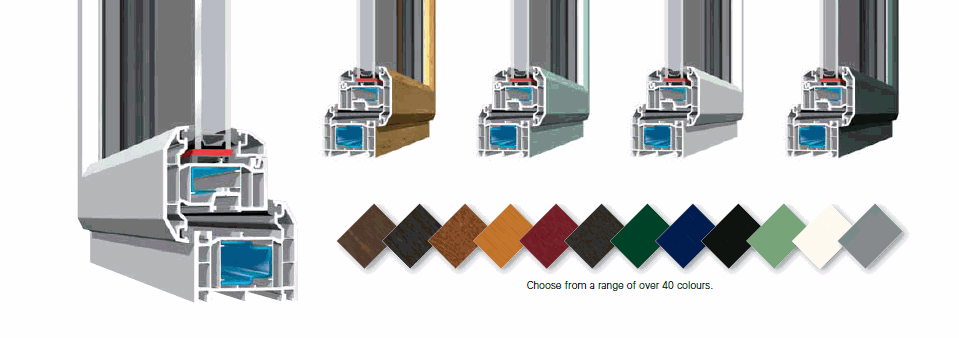 uPVC Double Glazed Windows Colours